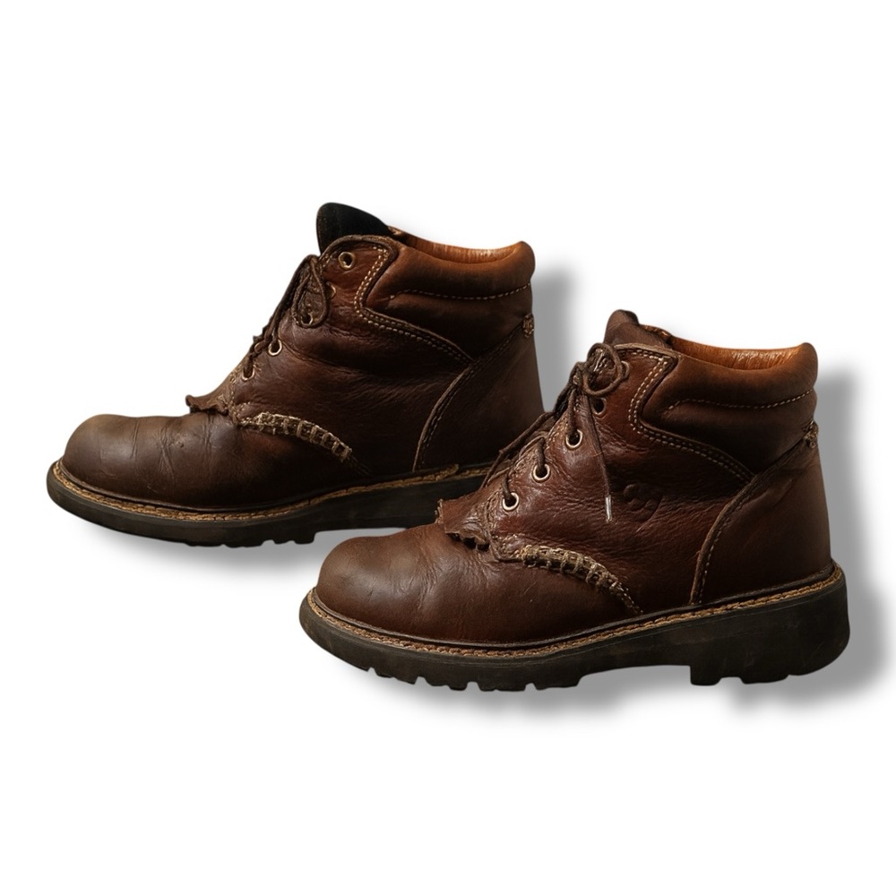 🥾 Ariat Women’s Leather Work Boots | Distressed Brown | Size 7B‎